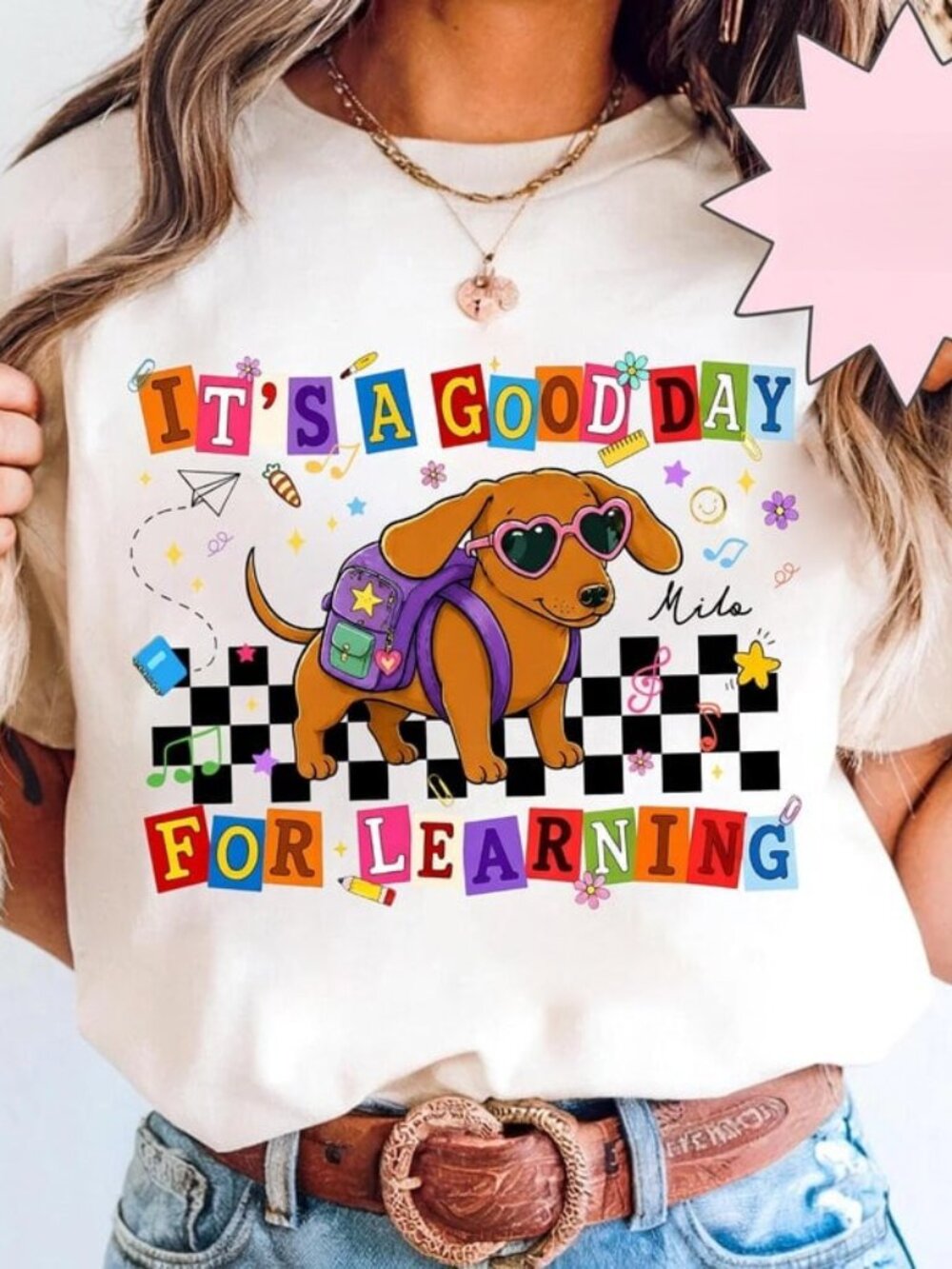 Back To School Dog Shirt, Cute Teacher Tee, Dog Lover Gift